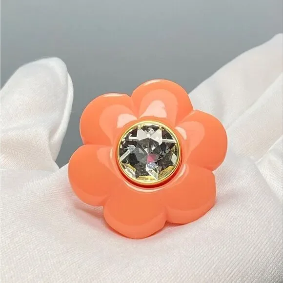 Lele Sadoughi Daphne 14K Gold-Plated, Resin, & Crystal Clip-On Earrings - Picture 4 of 7